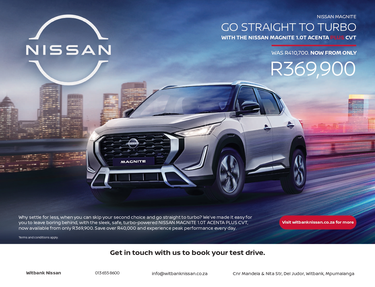 Nissan Magnite 1 0T ACENTA PLUS CVT